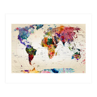 Map Of The World 2 (Print Only)
