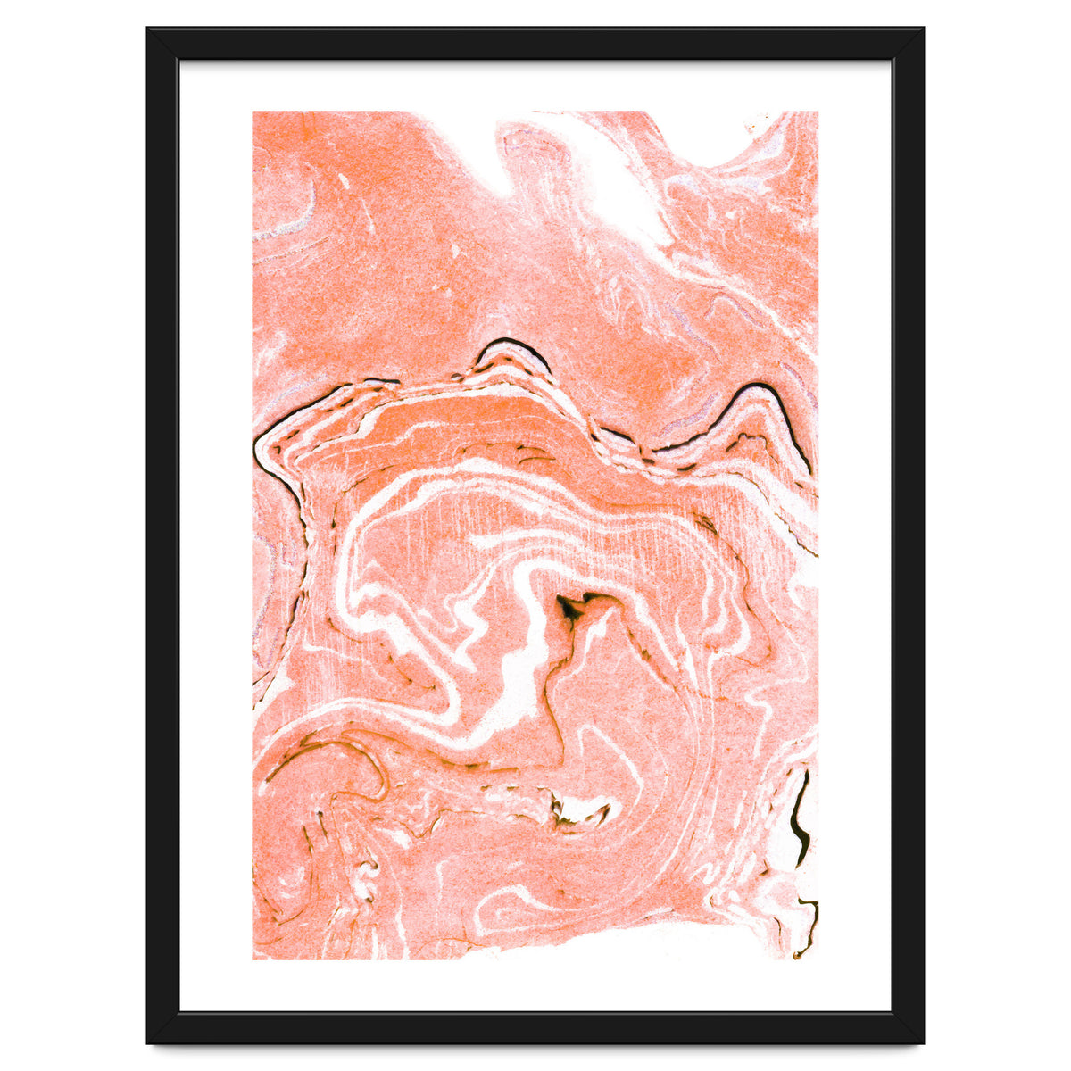 Coral Blush Marble