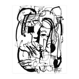 Two Shy Angels - b&w (Print Only) thumbnail