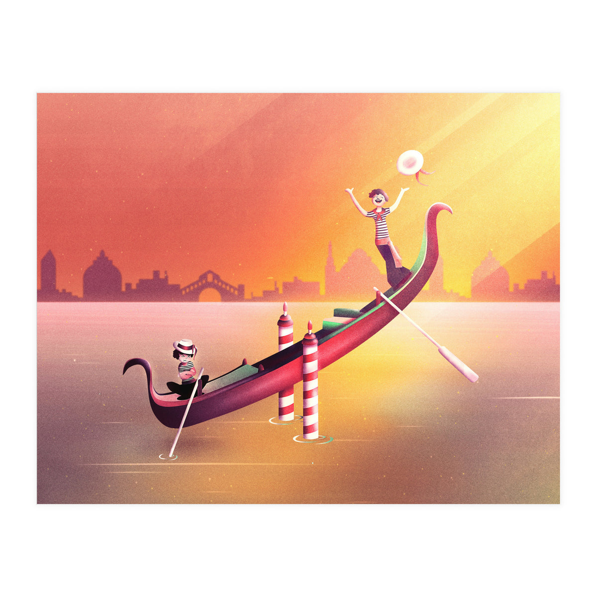 Venice Seesaw (Print Only)