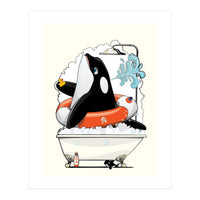 Orca in the Bathtub (Print Only)