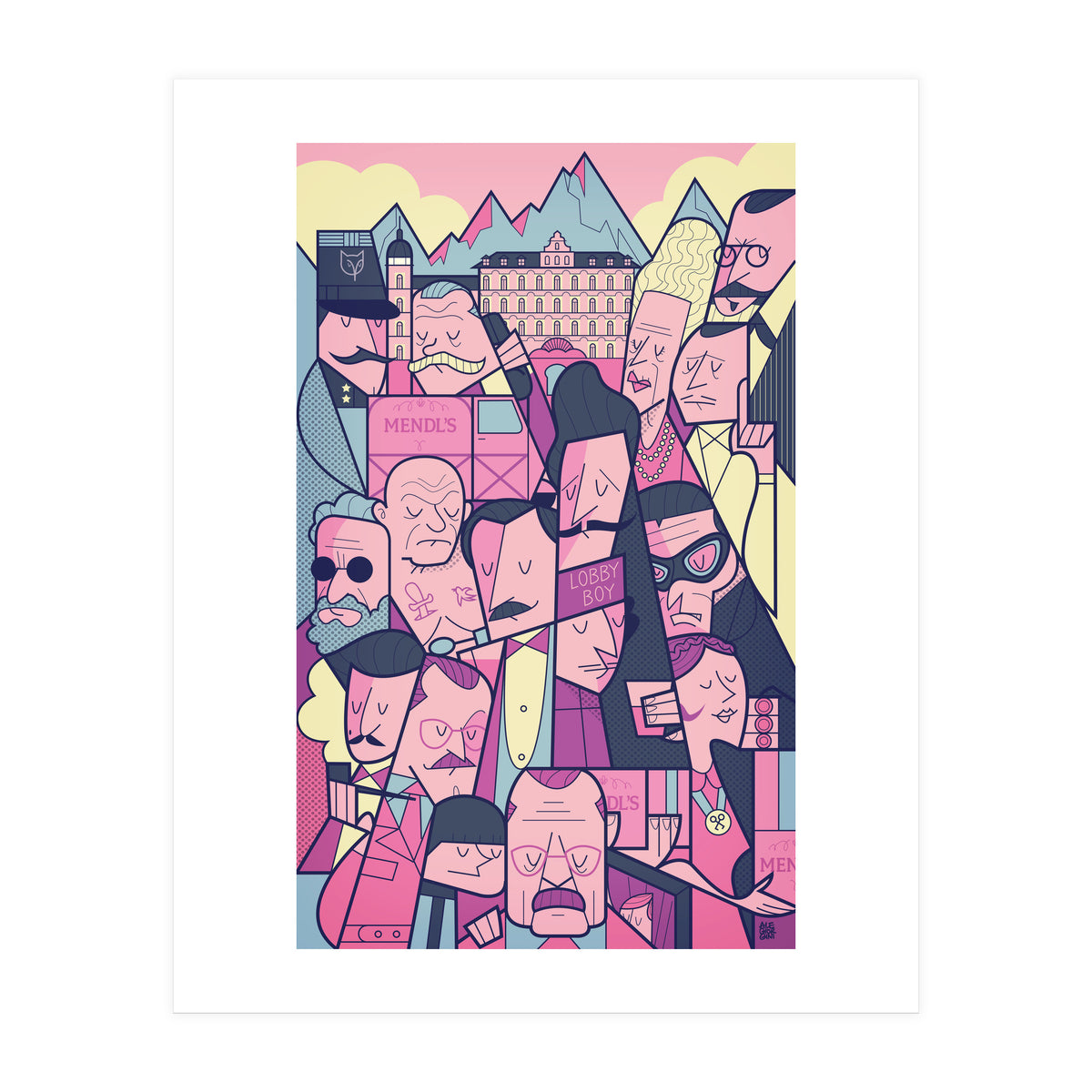 Grand Budapest Hotel (Print Only)