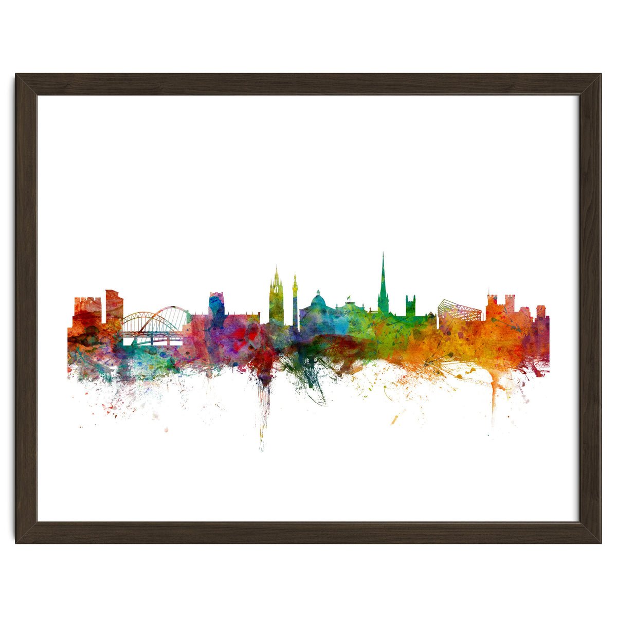 Newcastle England Skyline