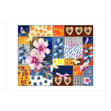 Romantic Floral Collage (Print Only) thumbnail