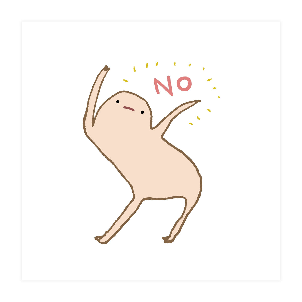 Honest Blob Says No (Print Only)