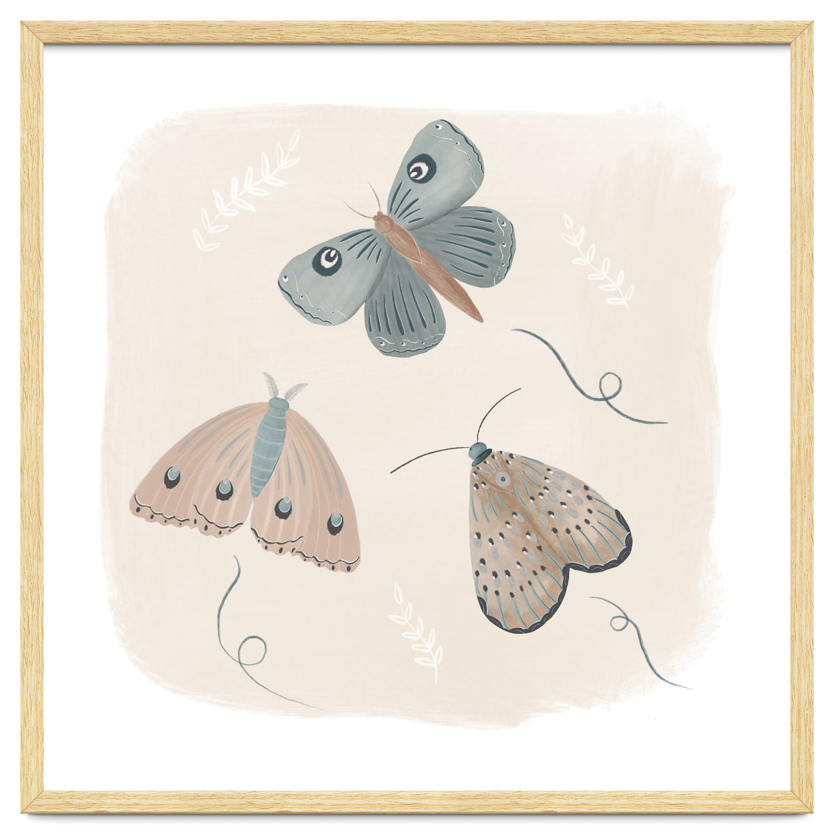 Moths in the moonlight