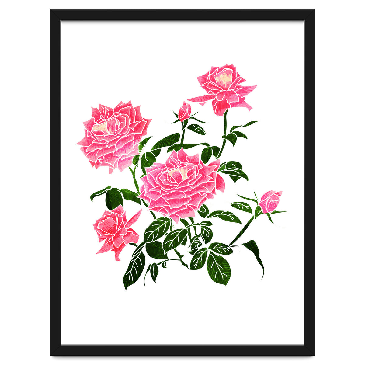 Rose V2 Art Print