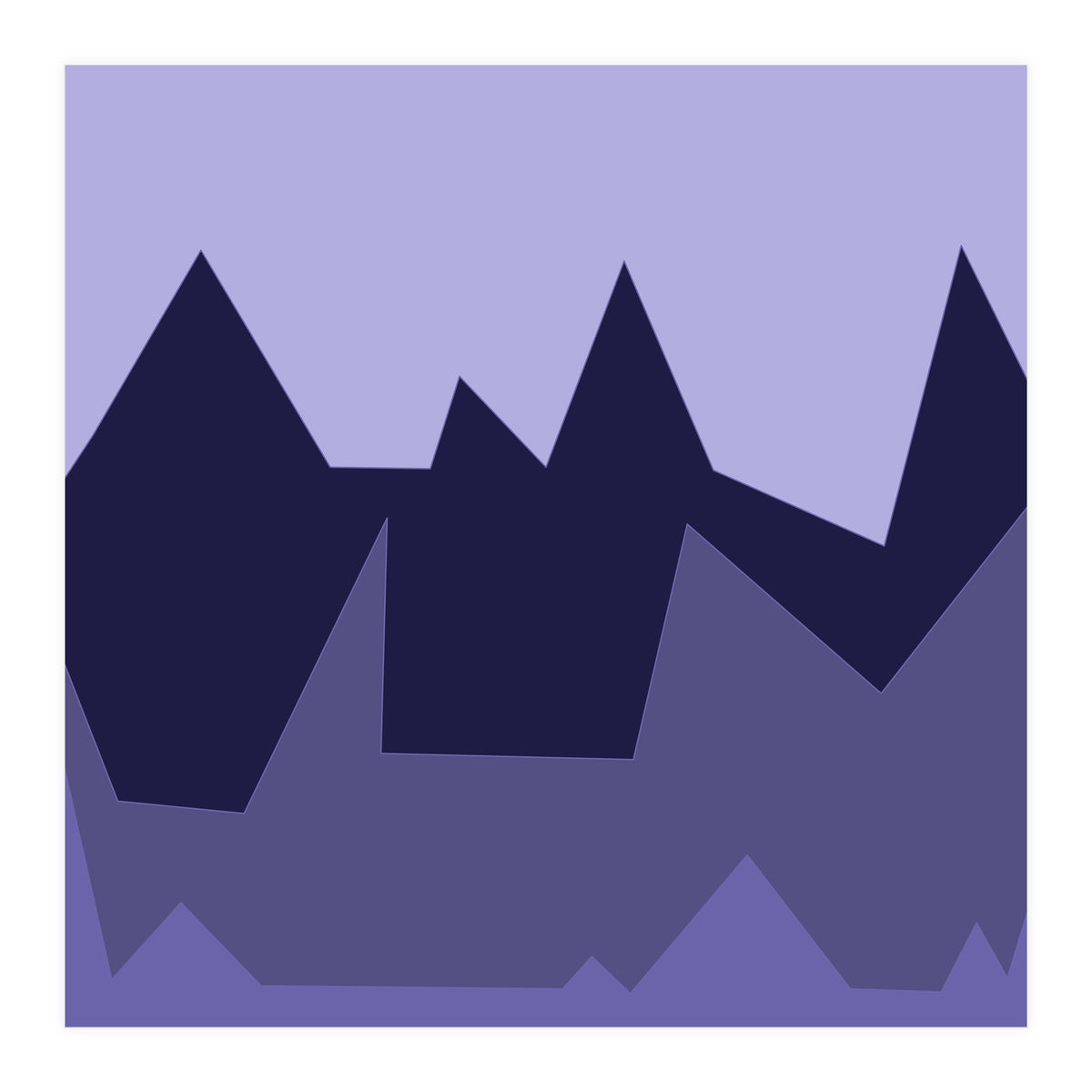 Purple Mountains (Print Only)