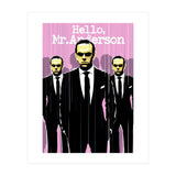 Hello Mr Anderson Matrix movie poster (Print Only) thumbnail