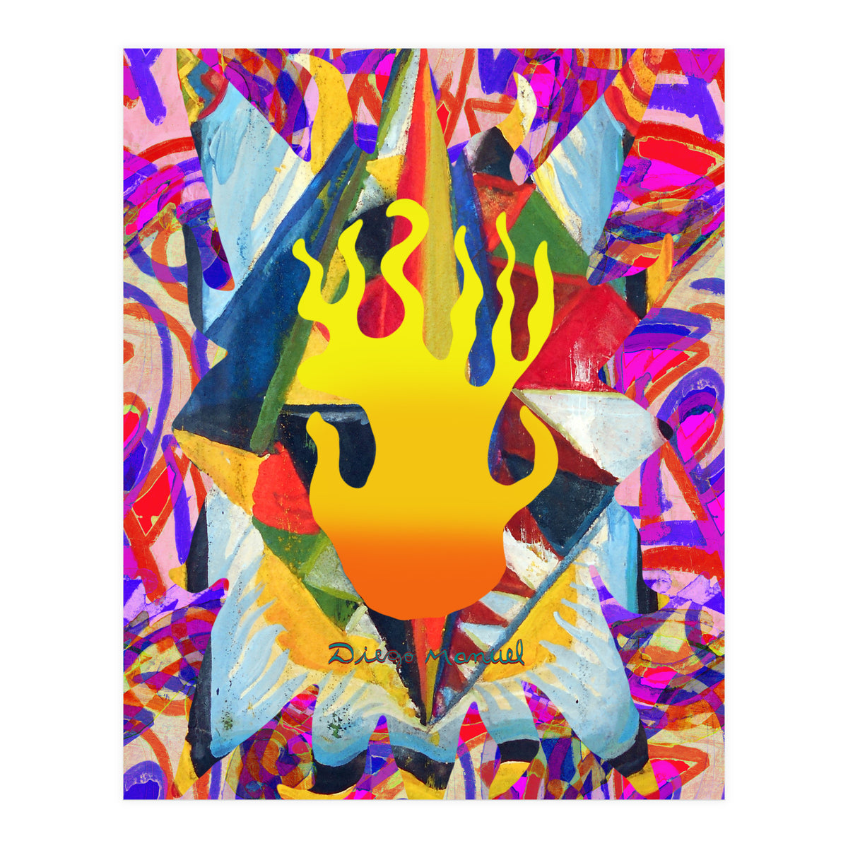 Fuego Y Graffiti 29 (Print Only)