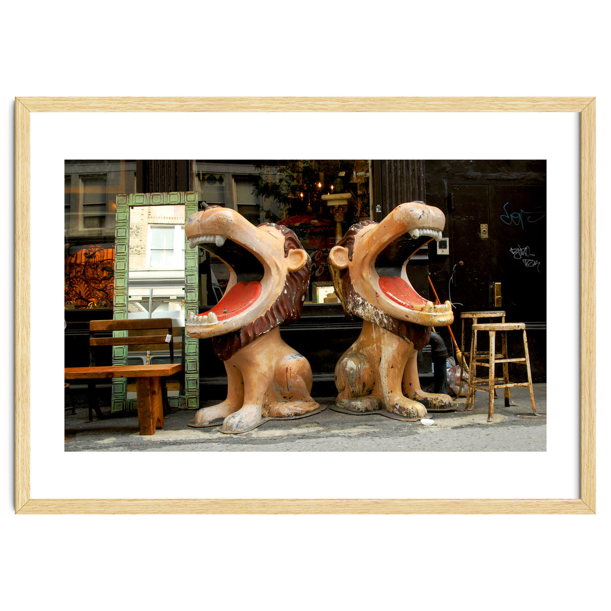 Thrift shop, New York.