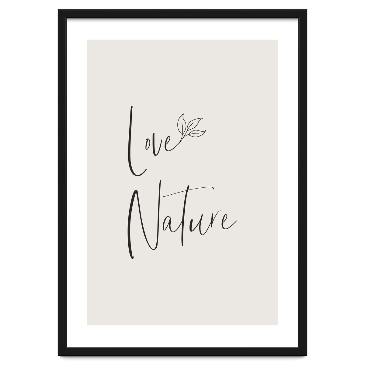 Love nature - minimalist