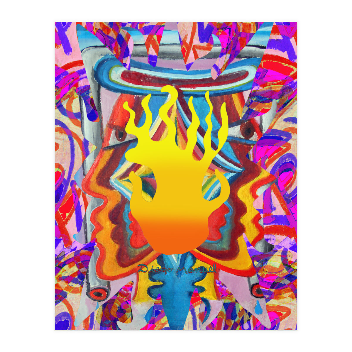 Fuego Y Graffiti 31 (Print Only)