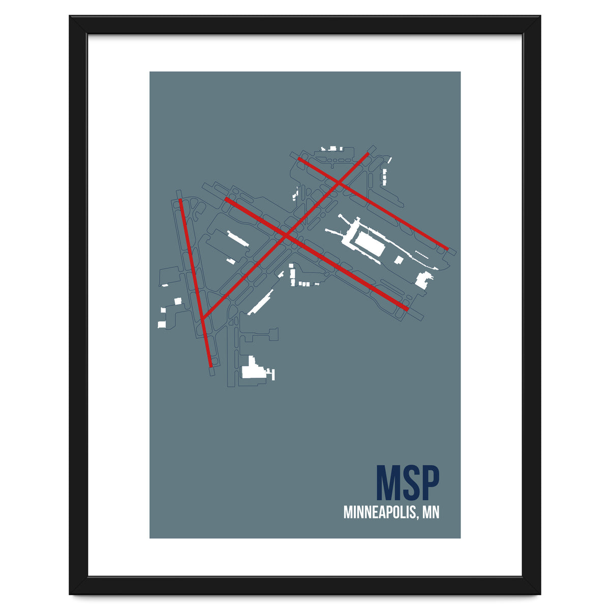 Minneapolis Airport Layout