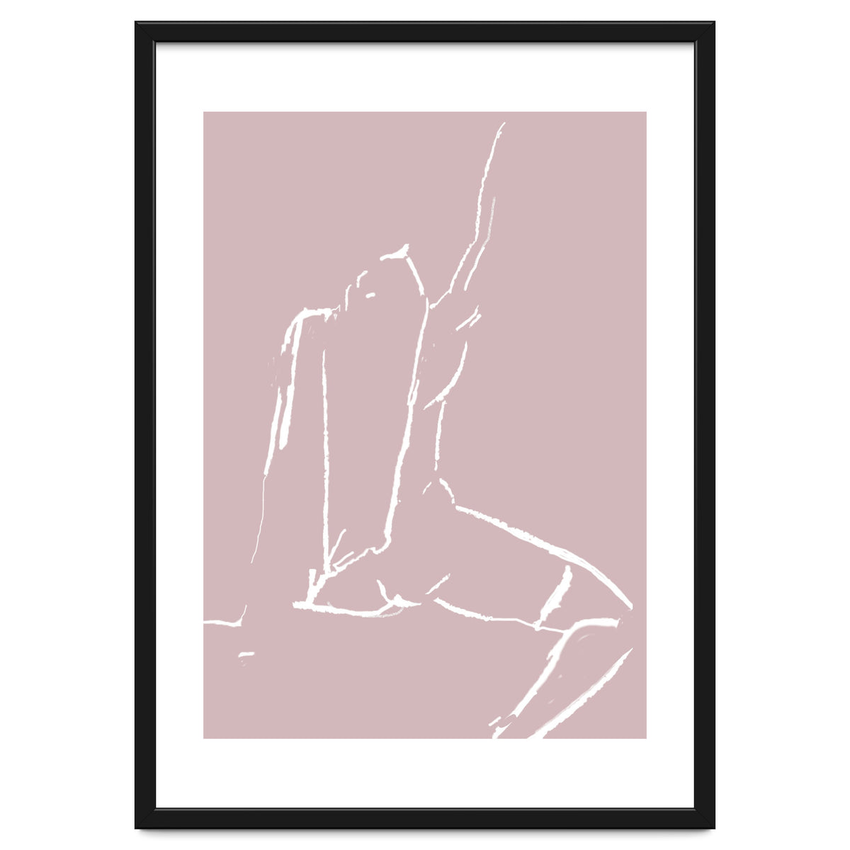 Seated Woman Pink