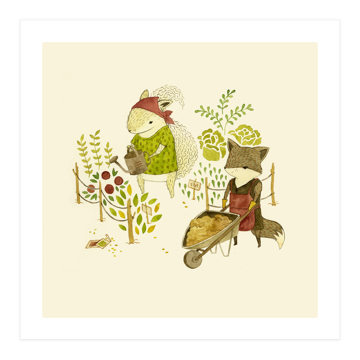 Growing A Garden (Print Only)