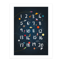 Space Numbers (Print Only)
