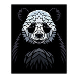 Tribal frontal Panda (Print Only) thumbnail