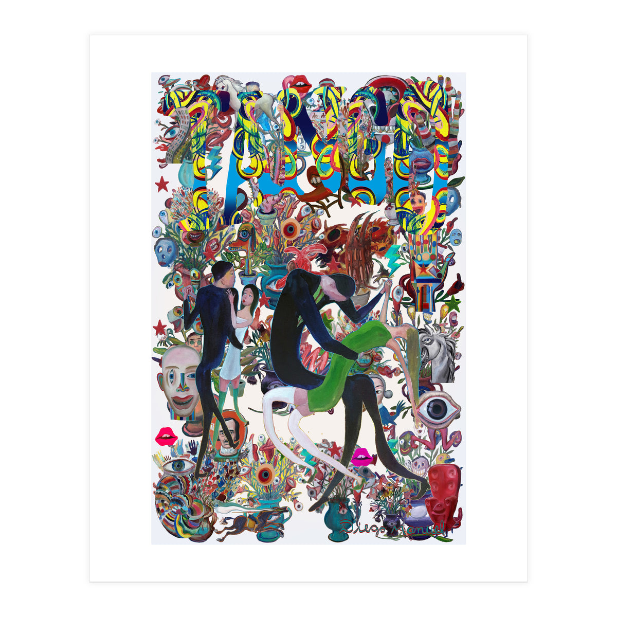 Tango Nuevo Tapiz 3 (Print Only)