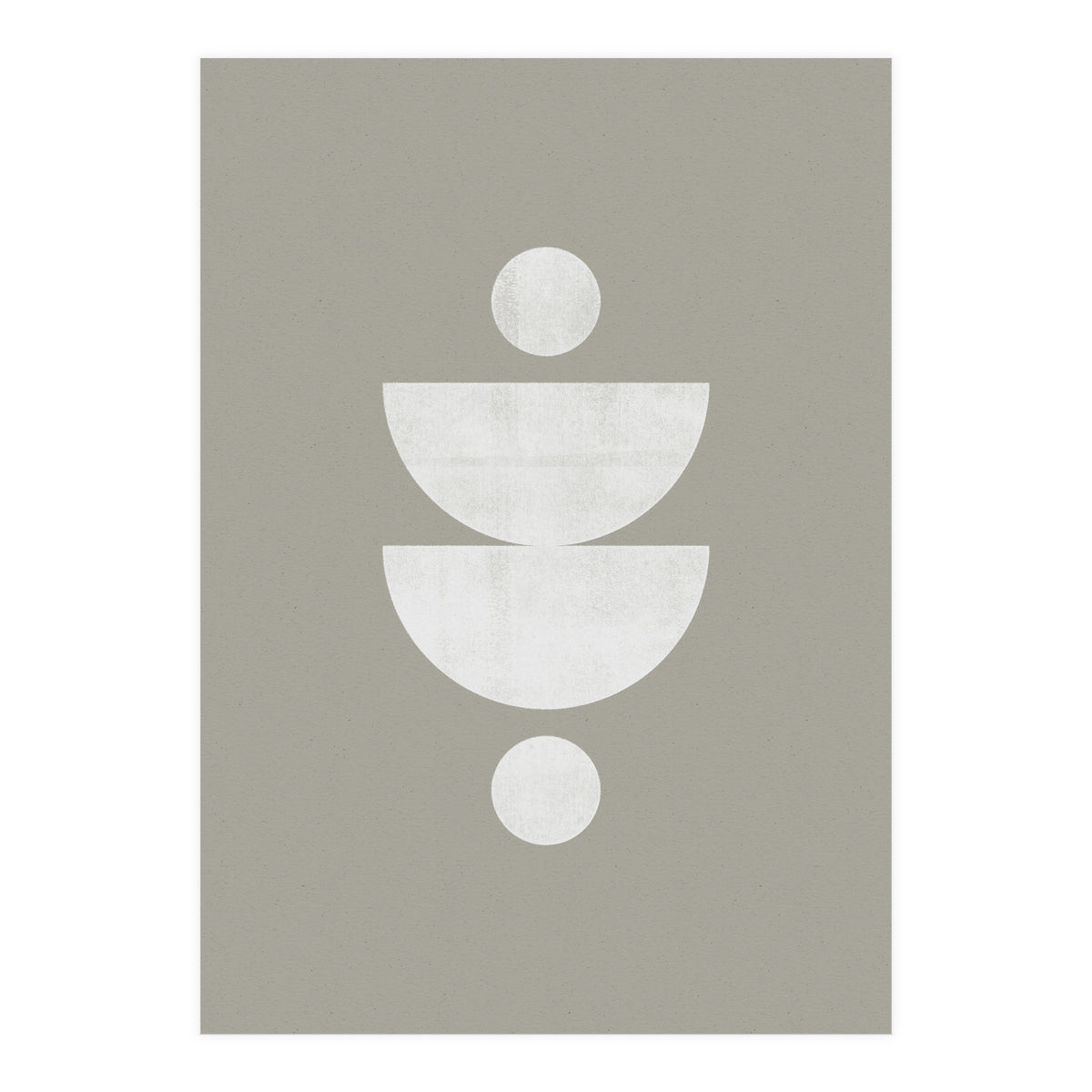 Mid-Century Modern No.23 - Woodblock Print (Print Only)