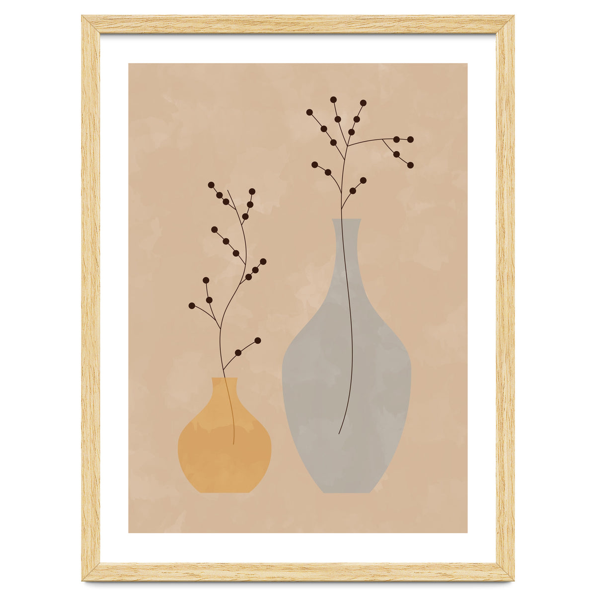 Mid Century Boho Pottery