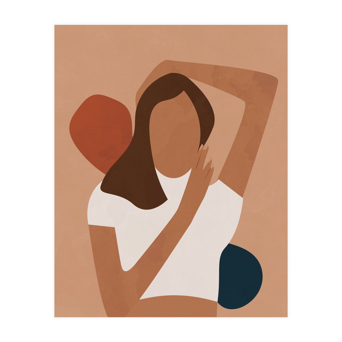 Boho Woman EarthyTones (Print Only)