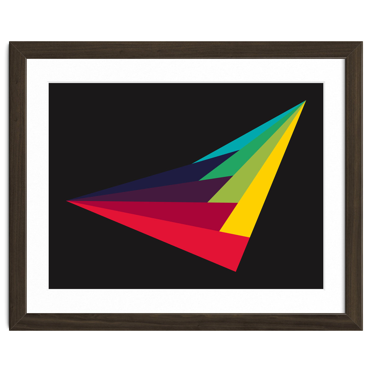 Geometric Shapes No. 40 - rainbow