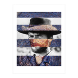 Van Gogh's Self Portrait & Clint Eastwood (Print Only) thumbnail
