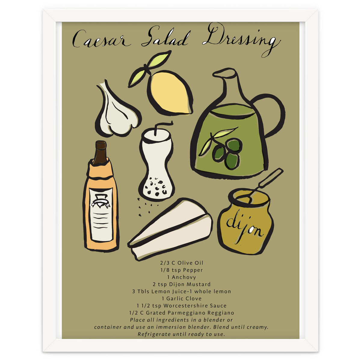 Caesar Salad Dressing Recipe