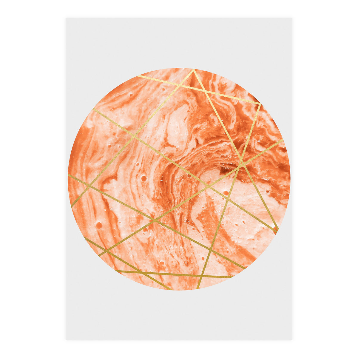 Peach Sphere (Print Only)