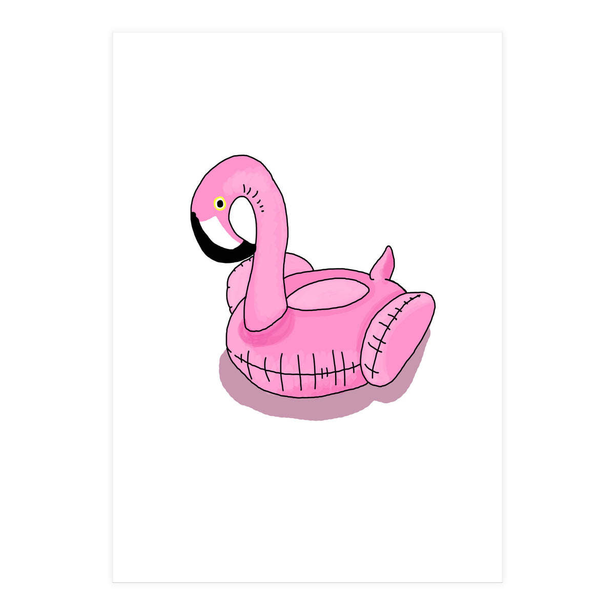 Pool Float Flamingo (Print Only)
