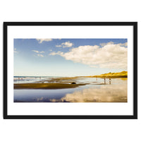 Beach in New Plymouth, New Zealand