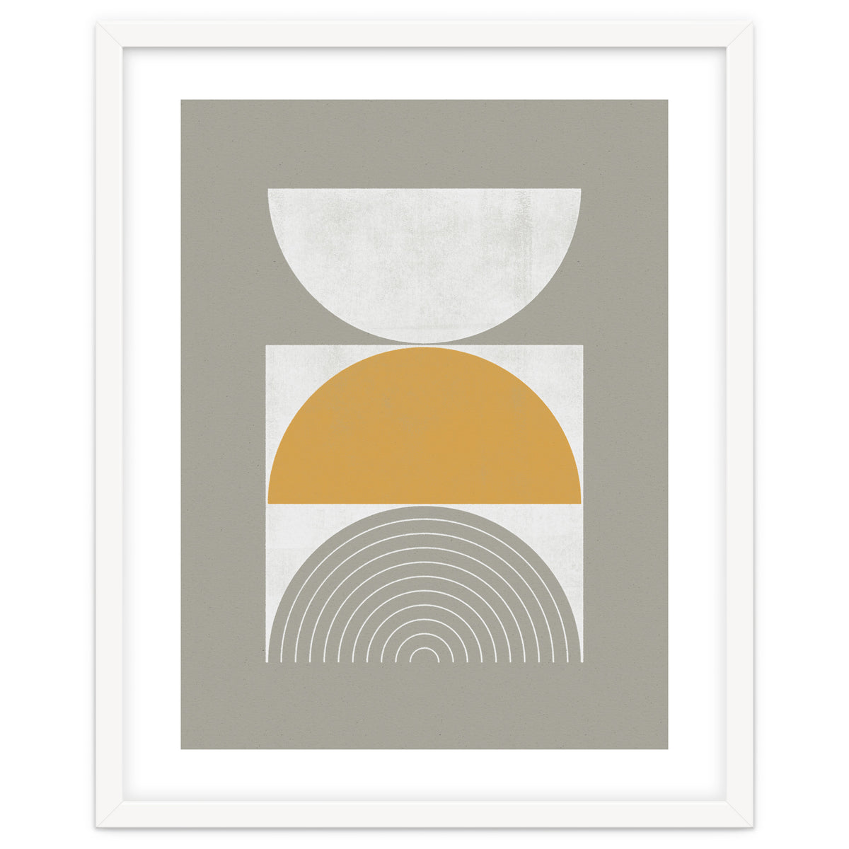 Mid-Century Modern No.29 - Woodblock Print