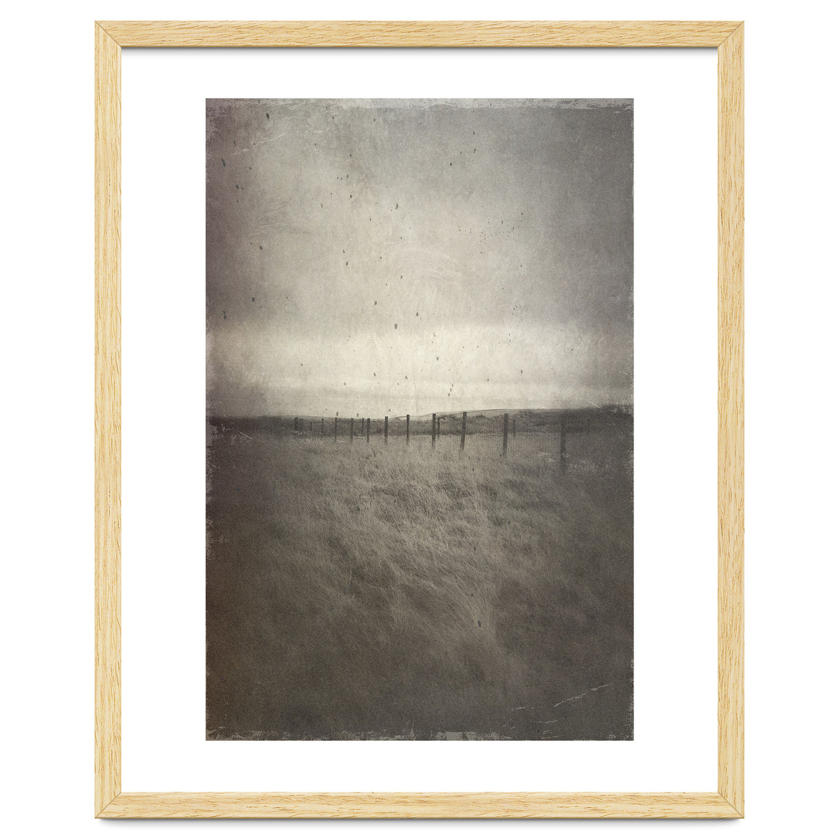 Bleak winter landscape of Saddleworth Moor