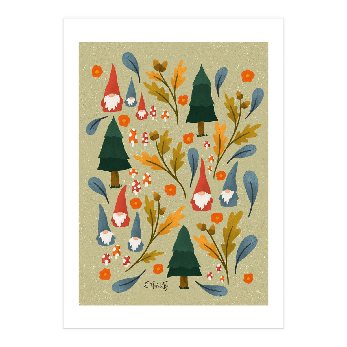 Woodland Gnomes (Print Only)