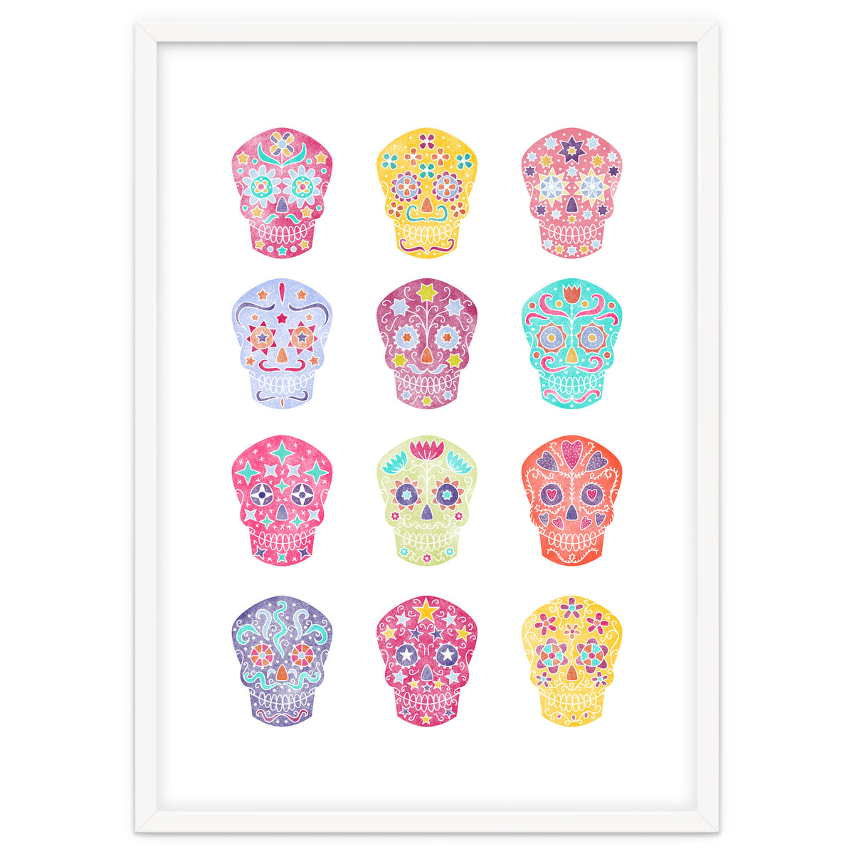 Watercolour Sugar Skulls
