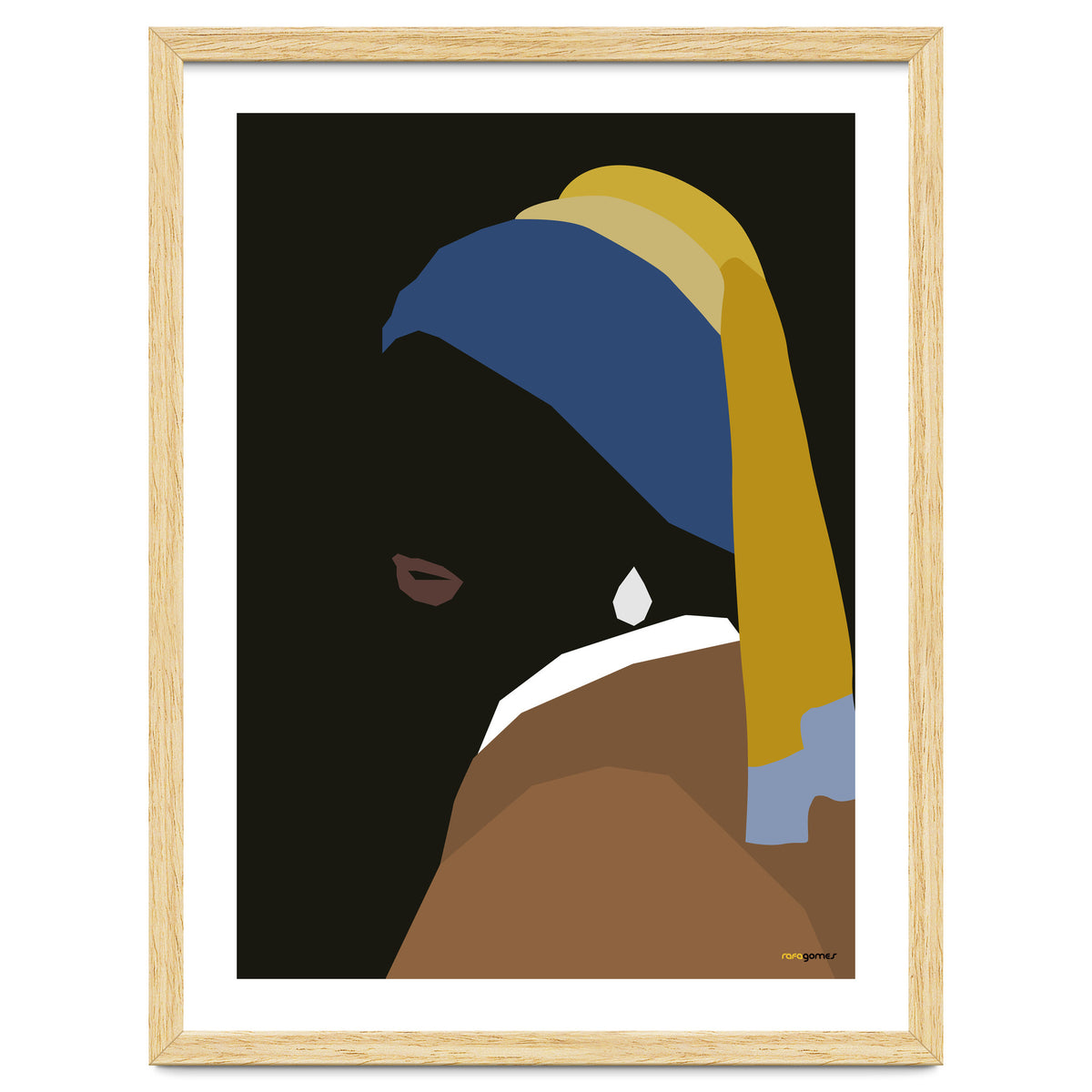 Girl with a Pearl Earring Minimalist