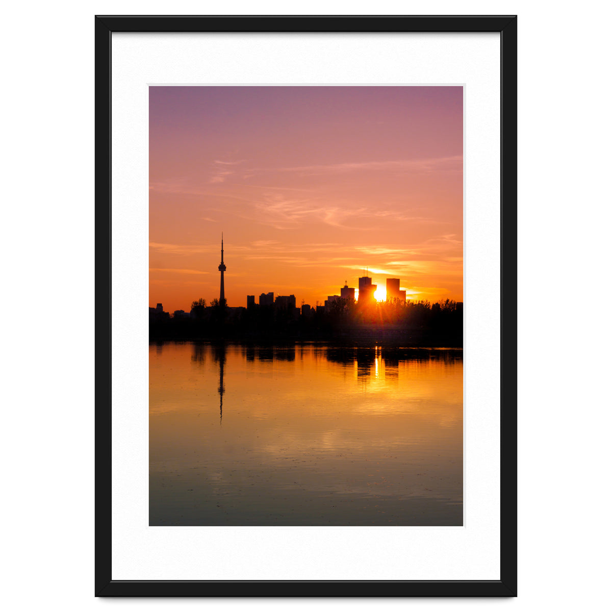 Leslie Street Spit Toronto Canada Sunset