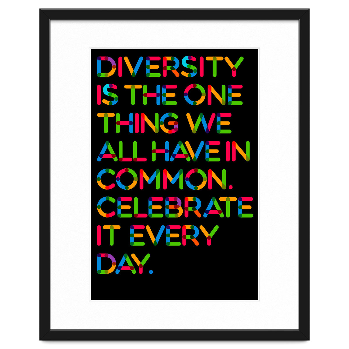 DIVERSITY (black Version)