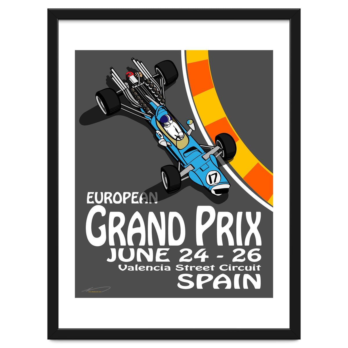 European Grand Prix poster