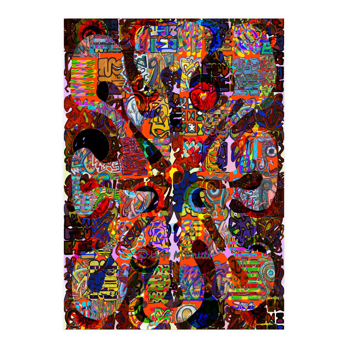 Fuego Y Graffiti 70 (Print Only)