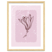 Magnolia Minimal Contemporary Botanical Floral