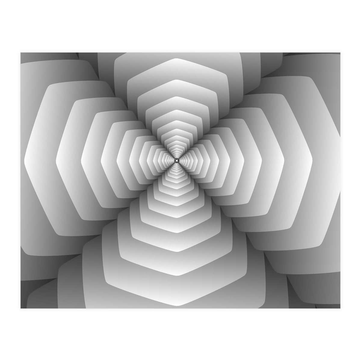 3d Tunnel Abstract  (Print Only)