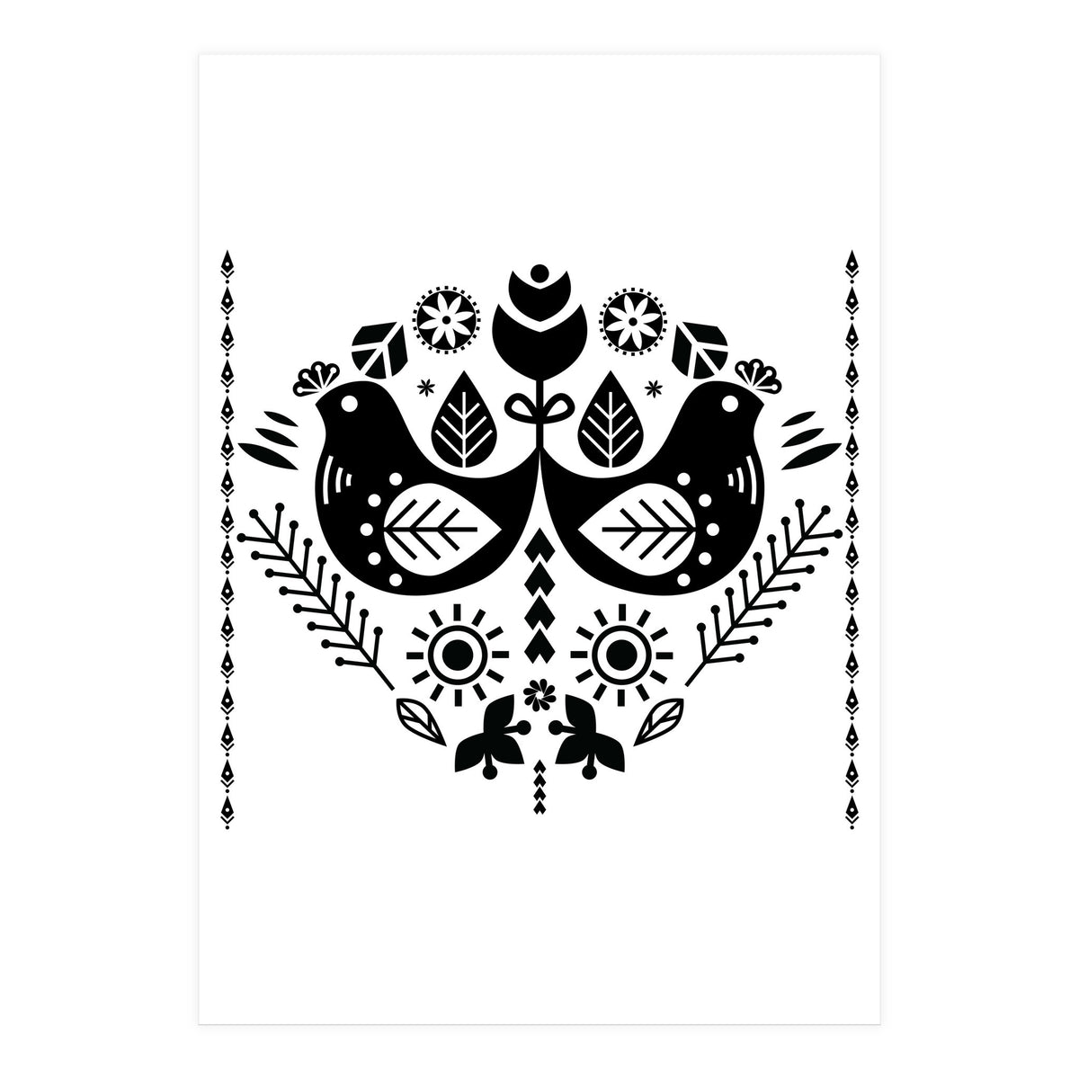 Scandi Folk Pattern (Print Only)