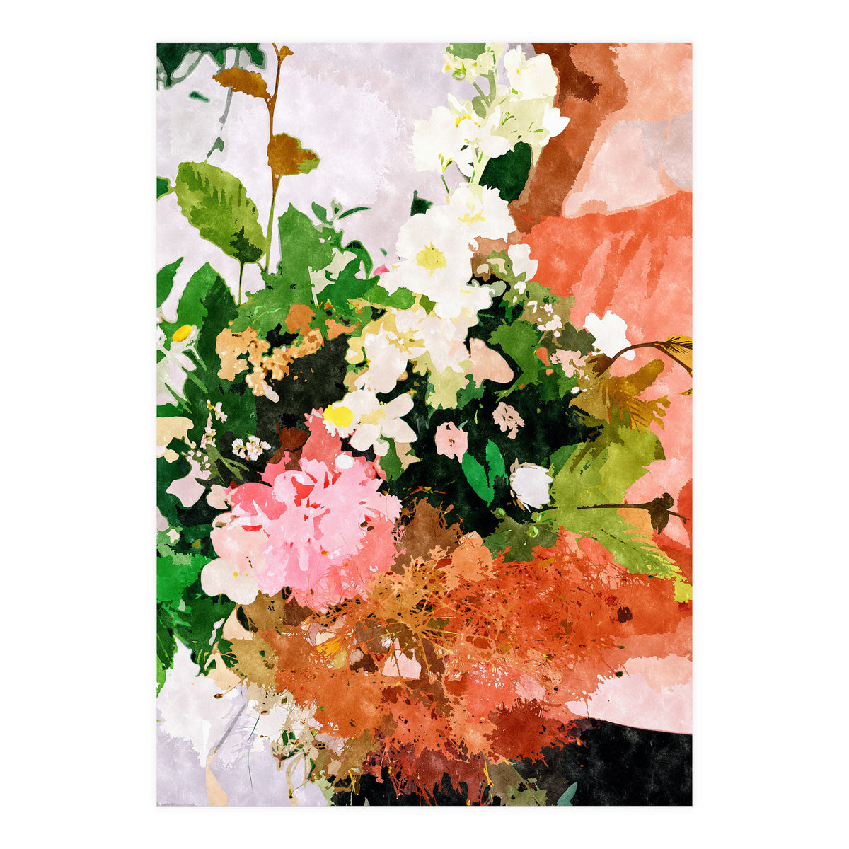 Floral Gift Ii (Print Only)