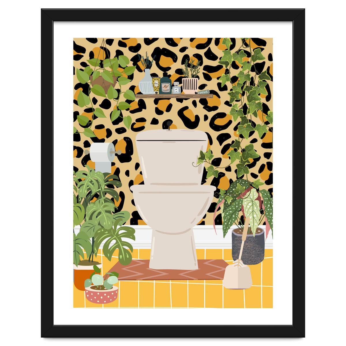 Loo in Cheetah Bathroom