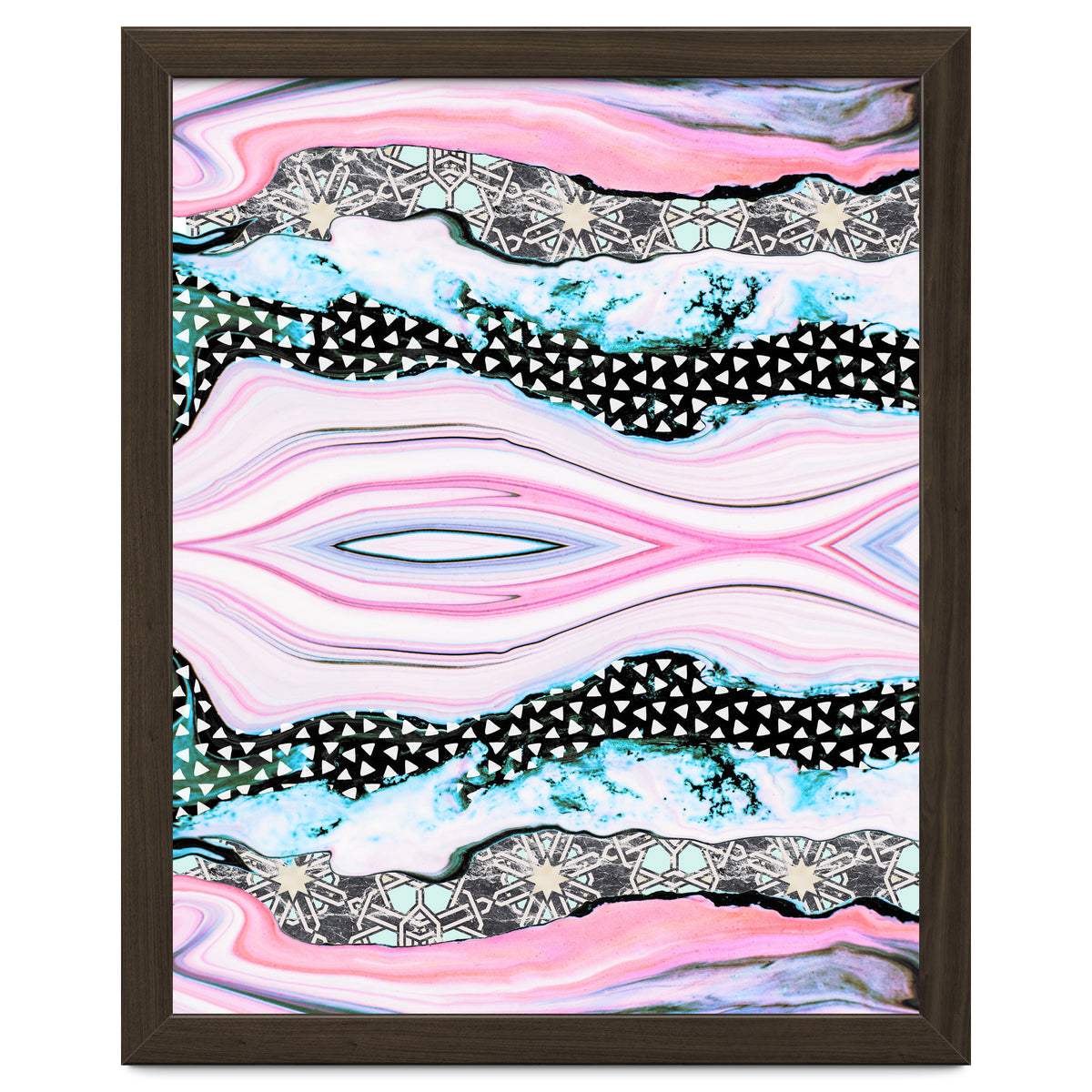 Abstract shapes of marble and patterns