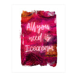 Neon Collection - Icecream (Print Only) thumbnail