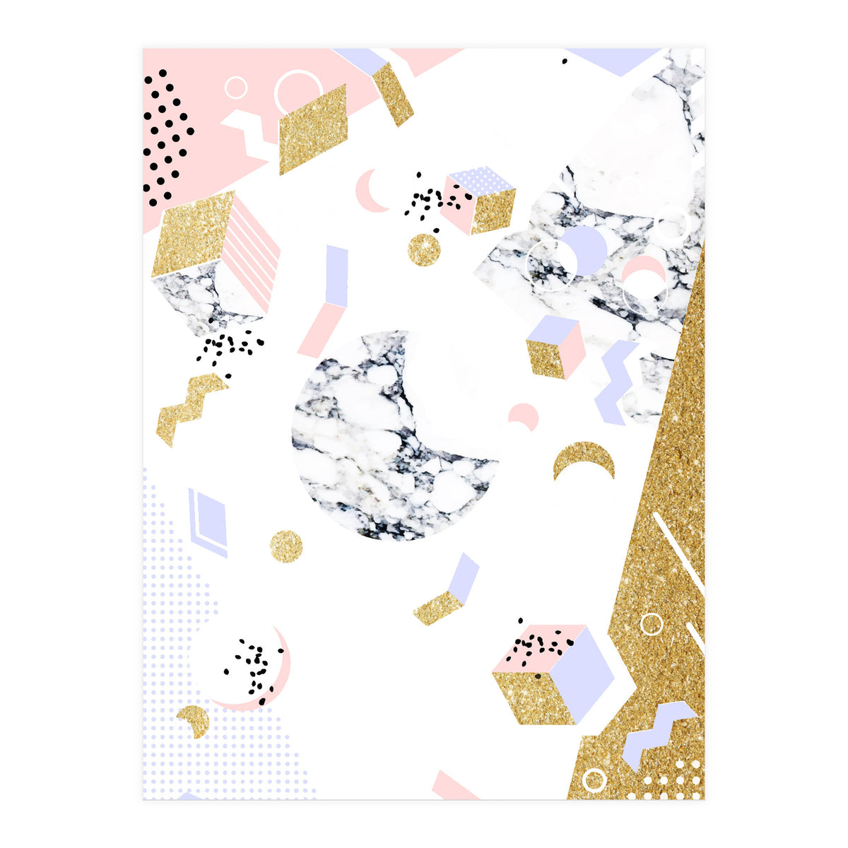 Marble Moon Abstraction (Print Only)