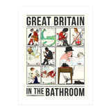 Great Britain in the Bath, Funny Bathroom Humour (Print Only) thumbnail